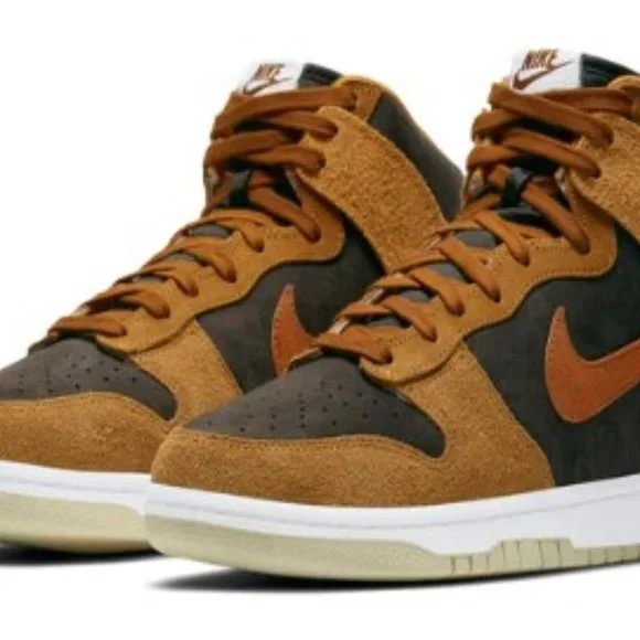 Nike Dunk High PRM Dark Russet Mens Sneakers Sz: 6.5 - Picture 8 of 8